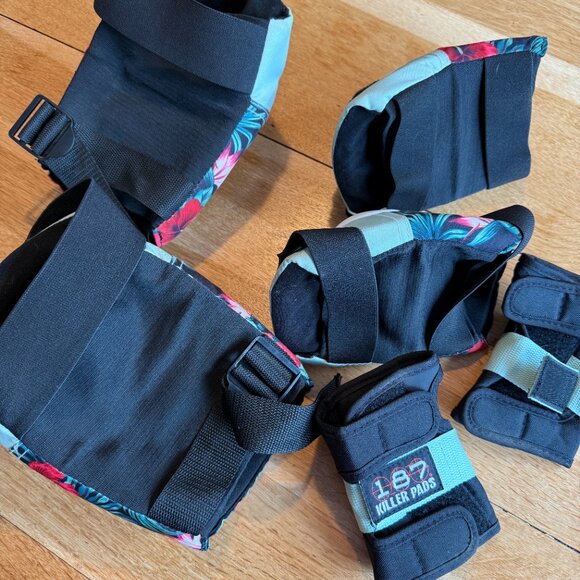 187 Killer Pads Six Pack Pad Set in Hibiscus Size L/XL - Picture 8 of 10